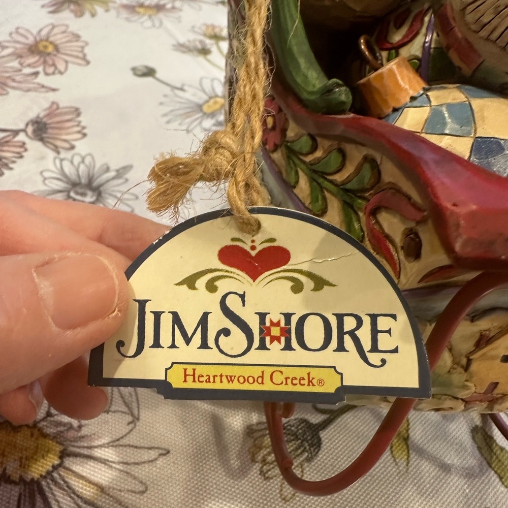 Jim Shore’s Sleigh Bells Ring  Christmas collection with 5 resin ornaments - Picture 3 of 15